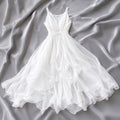Pure White Chiffon Fairy Dress