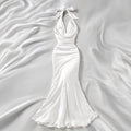 Siren Silk Halter Neck Gown
