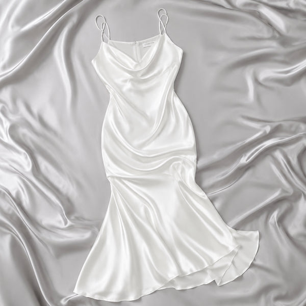 Seraphina Silk Satin Maxi Dress