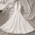 Harmony Pleated Silk Maxi Dress