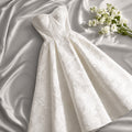 Muse Floral Jacquard Prom Gown